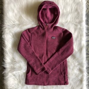Patagonia Kids Jacket in Burgundy